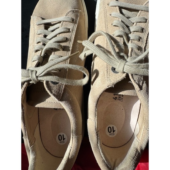 NEW Birkenstock Suede Sneakers Sand Beige Mens 8 Womens 10 EU 41. - Picture 5 of 5